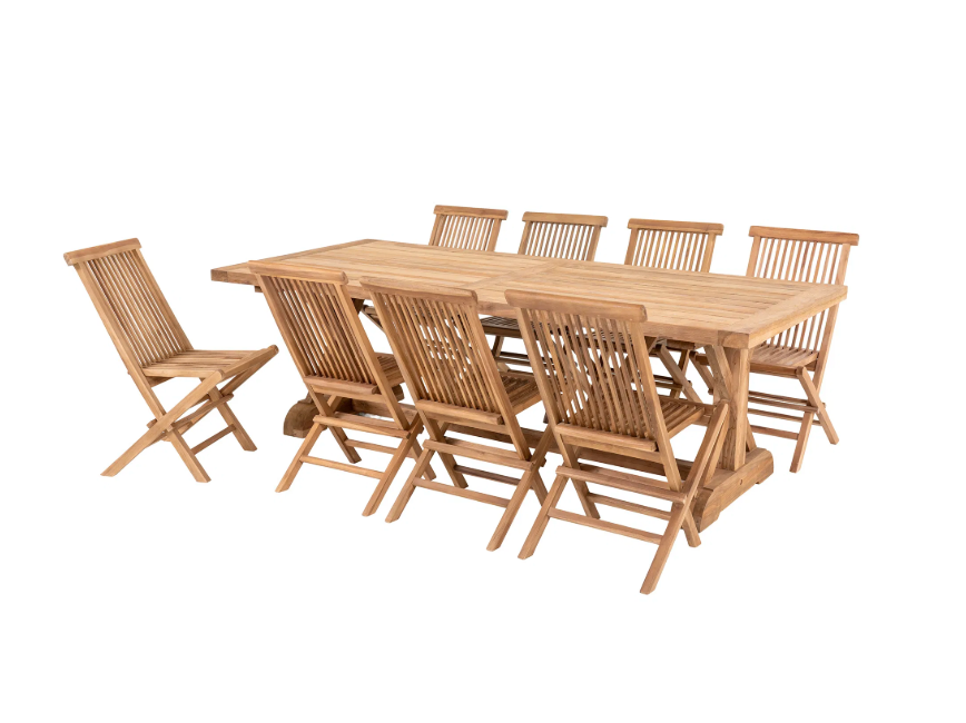 House Nordic, Volos & Toledo Tuinset, Teakhout, Naturel